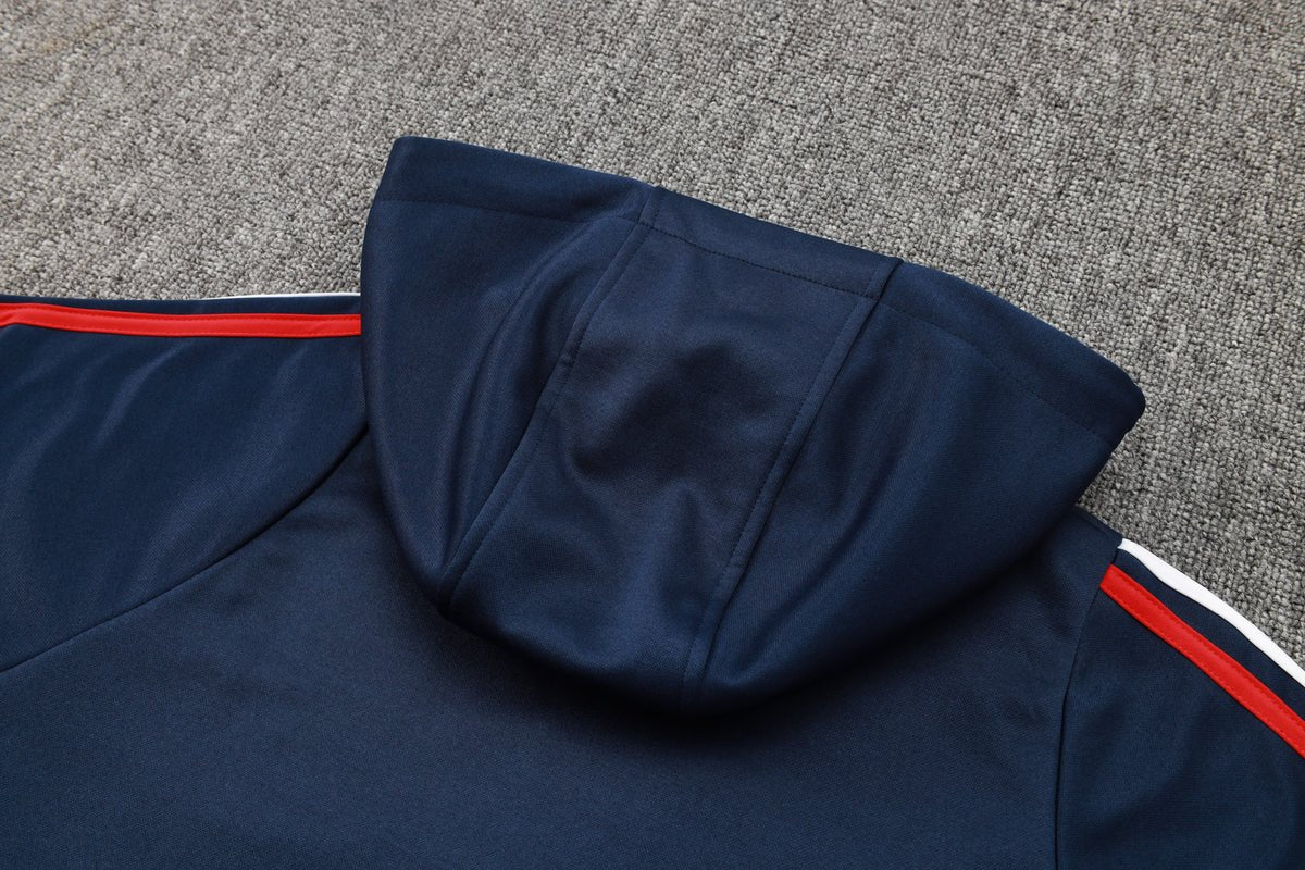 24/25 Juventus Turquoise and Dark Blue Premium Tracksuit