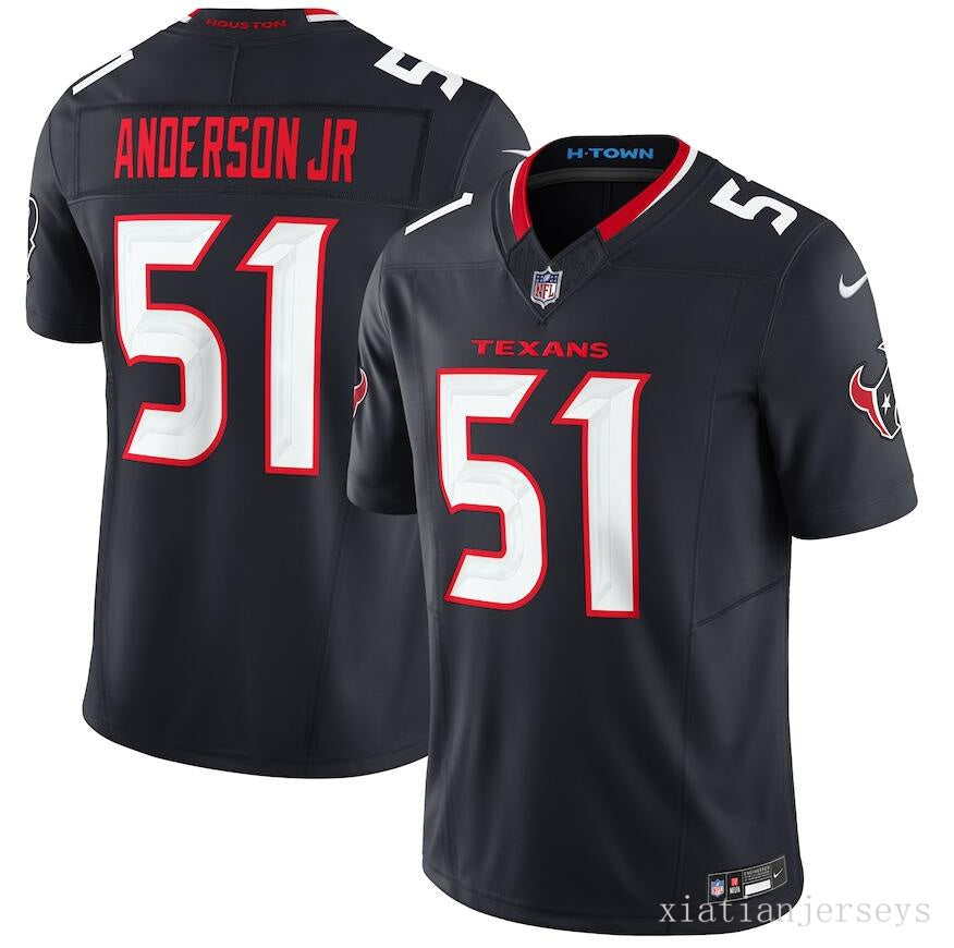 Houston Texans 51 Black & White New Generation Jersey NFL