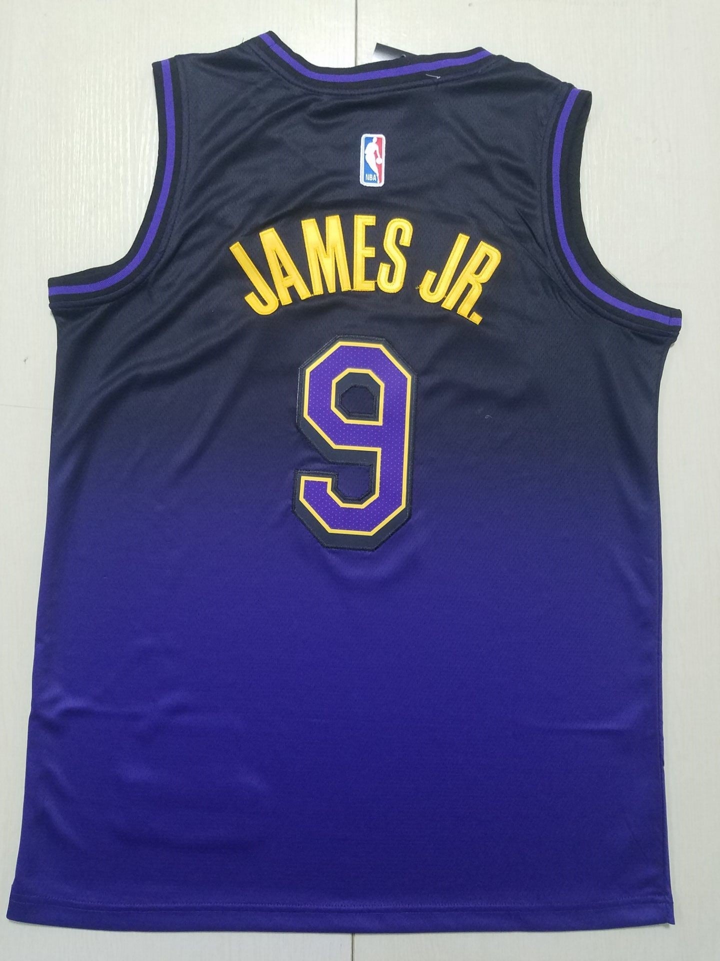 Los Angeles Lakers 9 Purple City Edition Jersey NBA