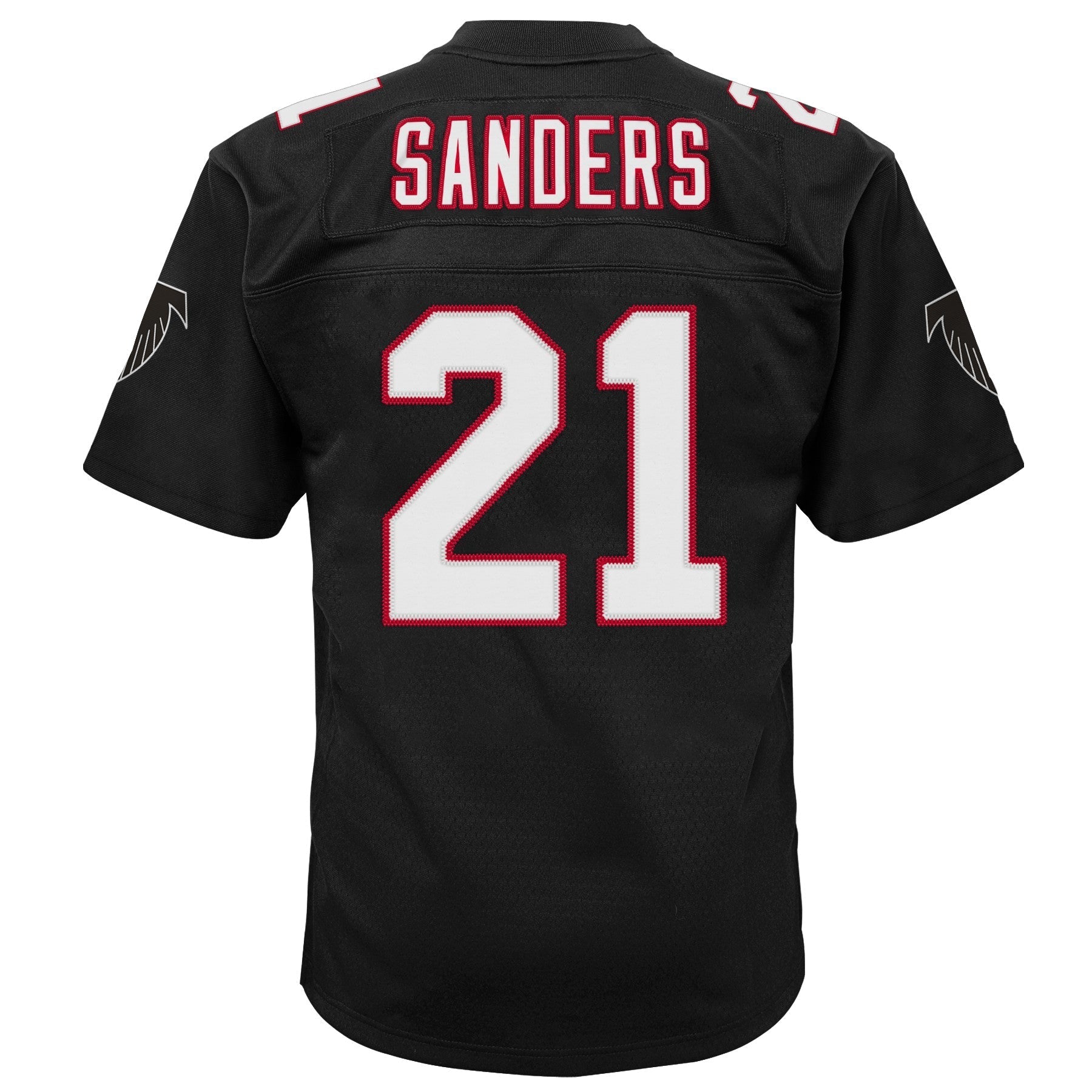 Youth Atlanta Falcons Deion Sanders Mitchell & Ness Black 1992 Retired Player Vintage Jersey