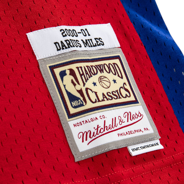 Men’s Darius Miles Los Angeles Clippers 2000-2001 Red Swingman Jersey By Mitchell & Ness