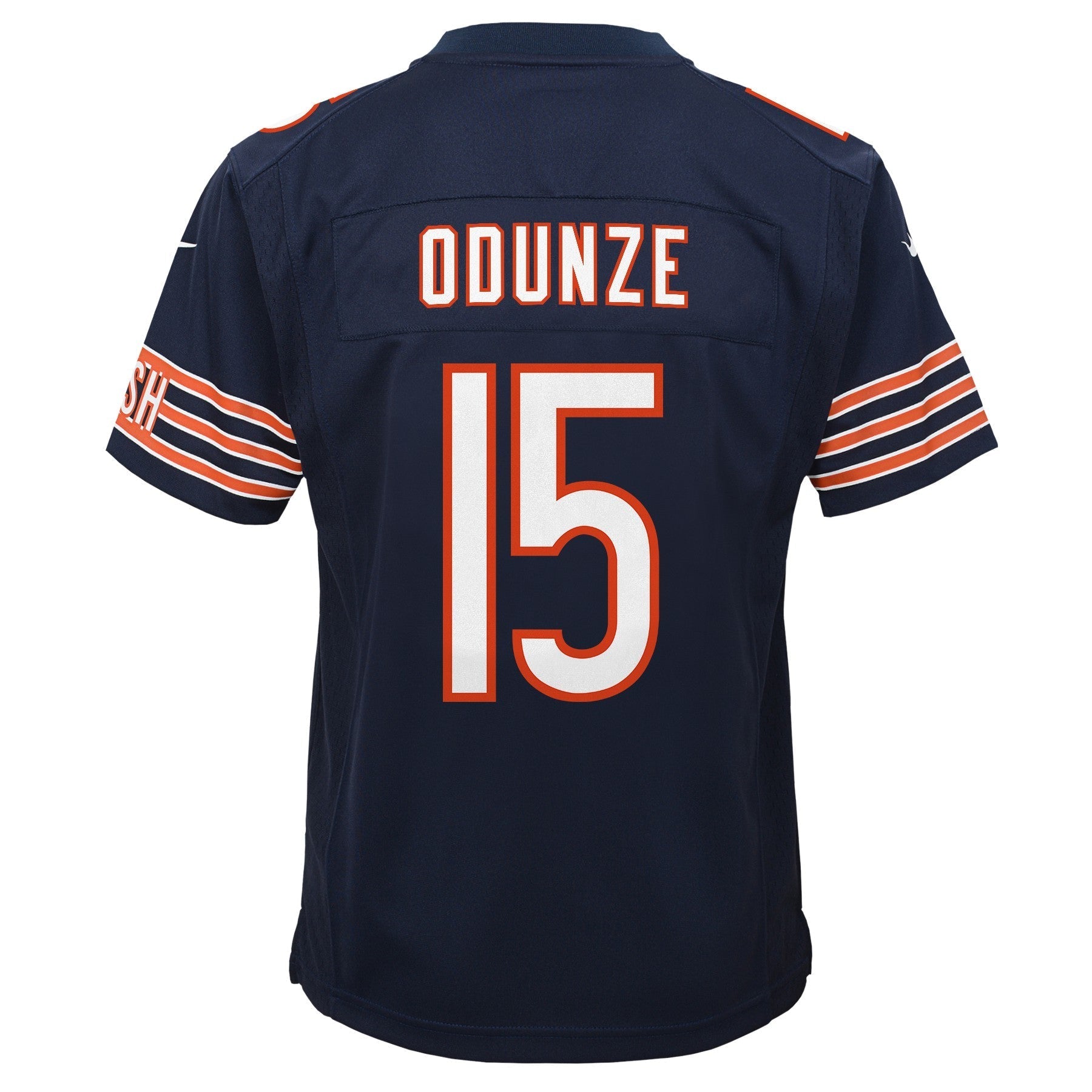 Youth Rome Odunze Chicago Bears Navy Nike Game Jersey