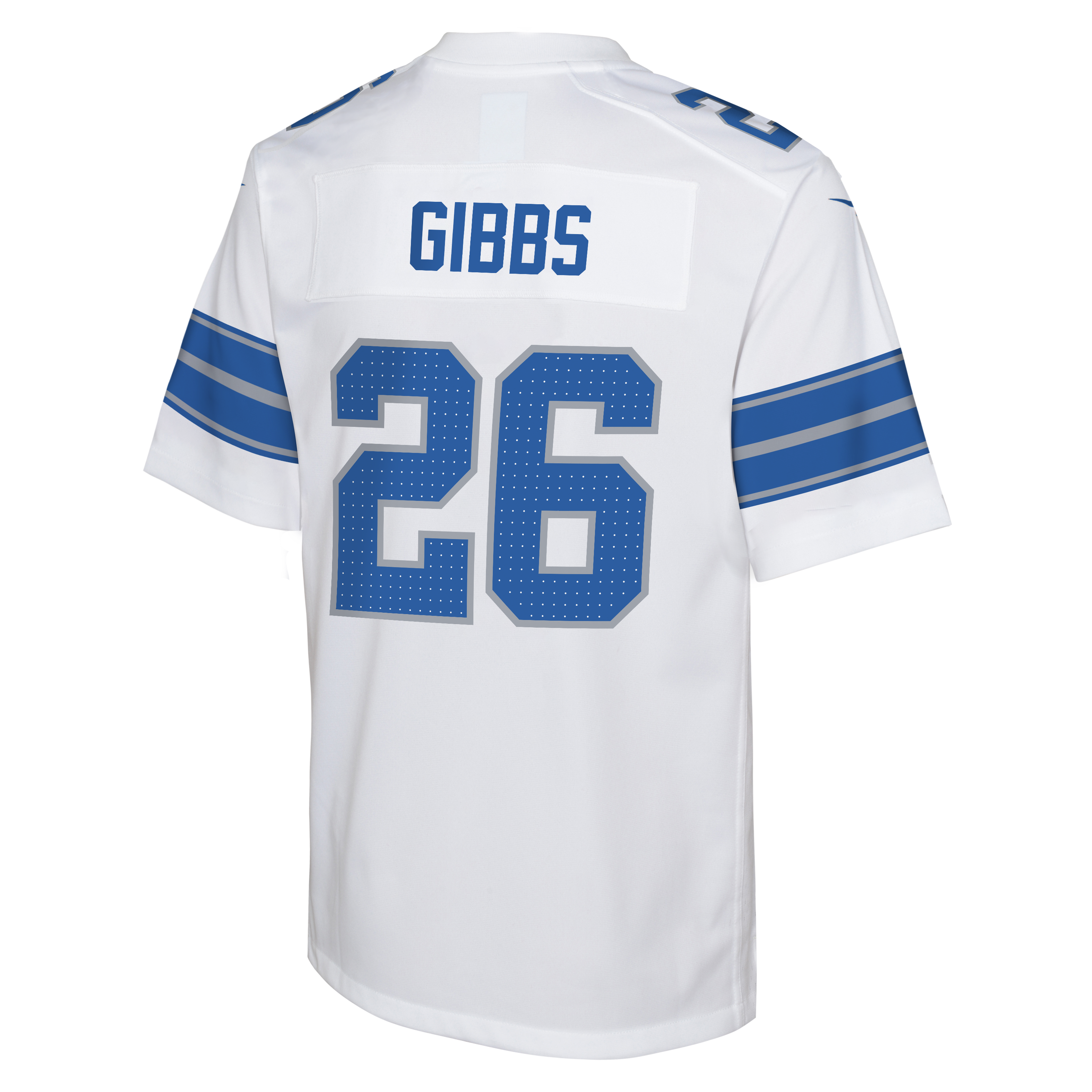 Youth Detroit Lions Jahmyr Gibbs Nike White Game Jersey