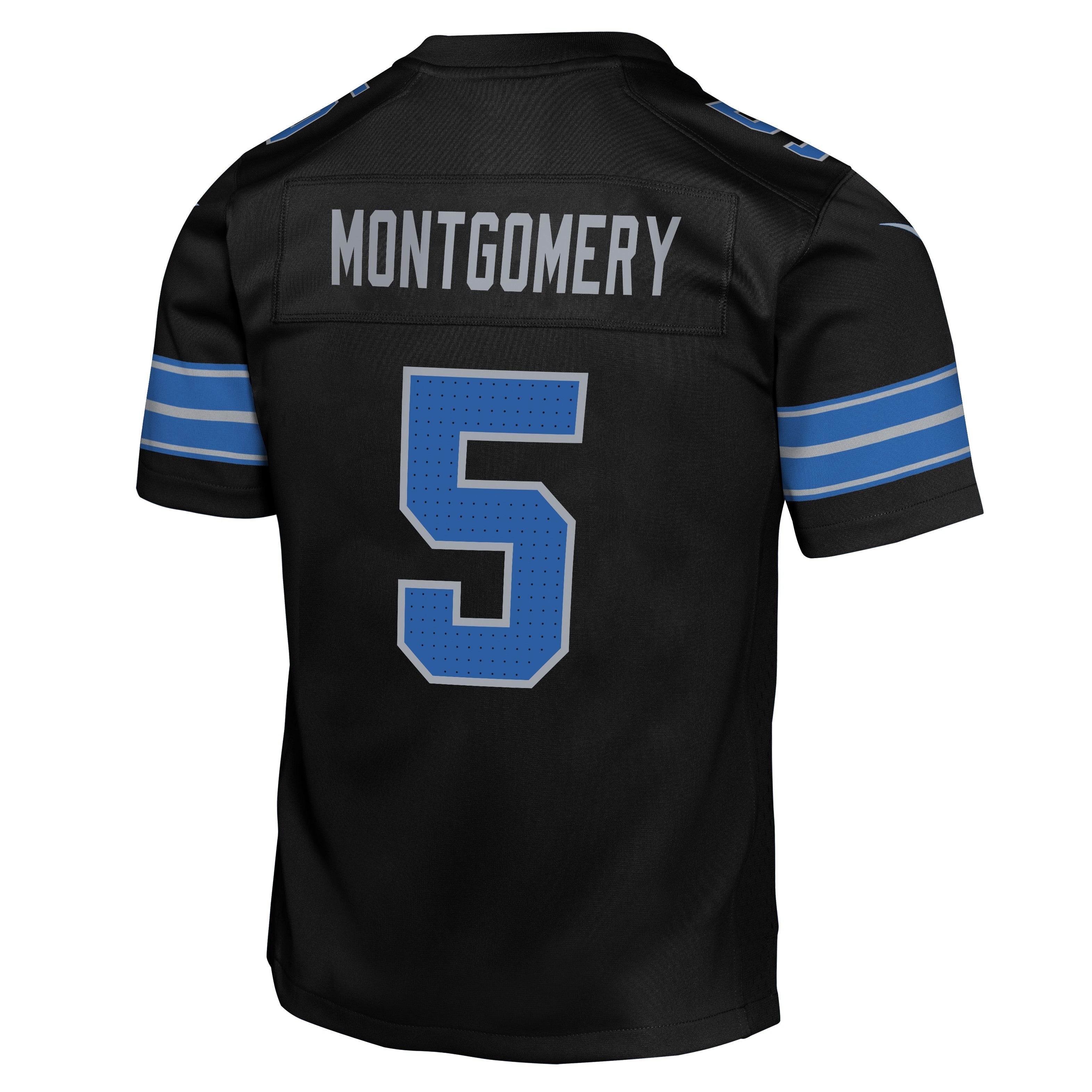 Youth David Montgomery Detroit Lions Nike Black Alternate Game Jersey