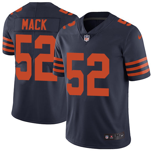 Chicago Bears 52 Navy Blue & Orange Jersey NFL