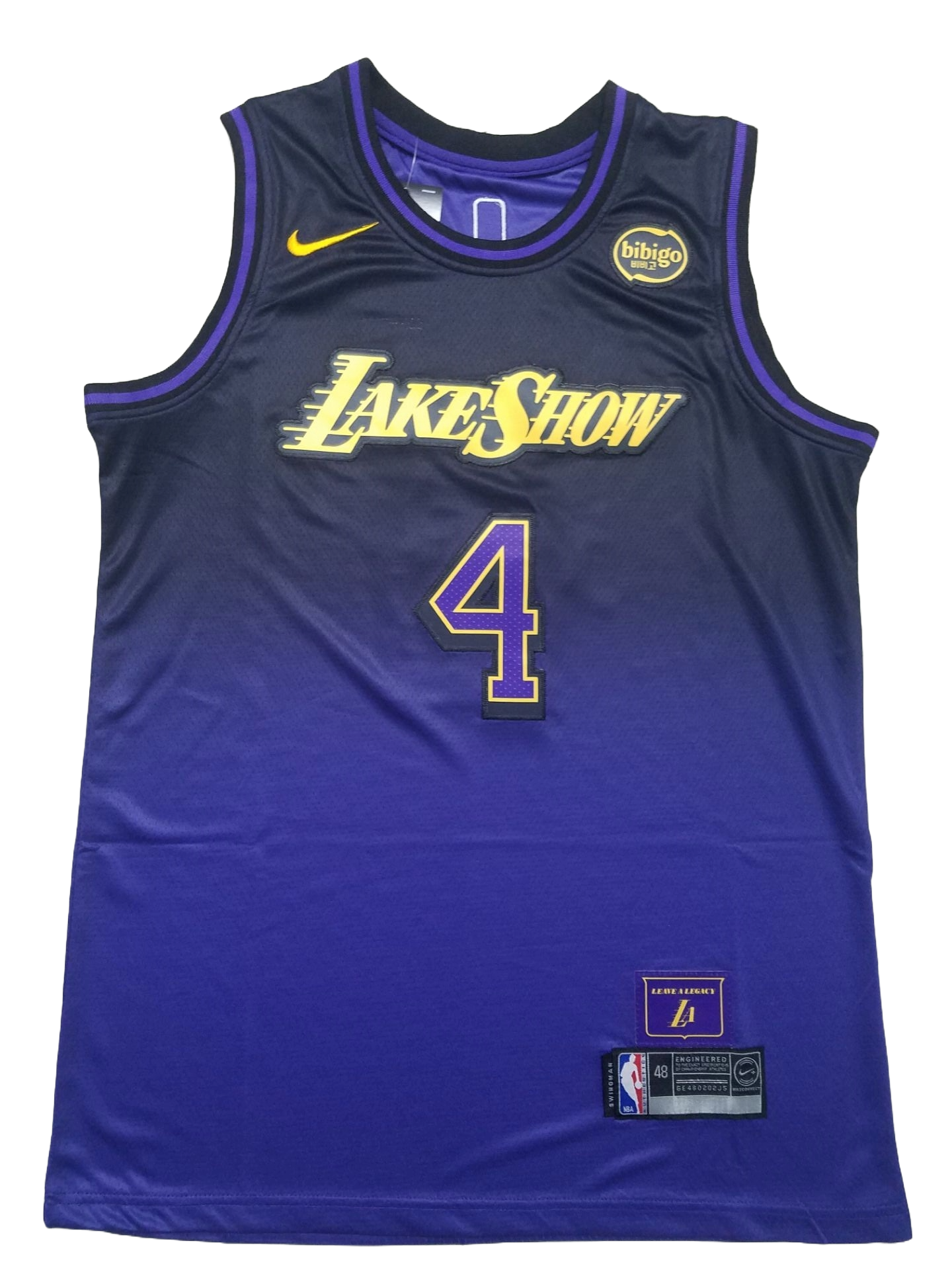 Los Angeles Lakers 4 Purple City Jersey NBA
