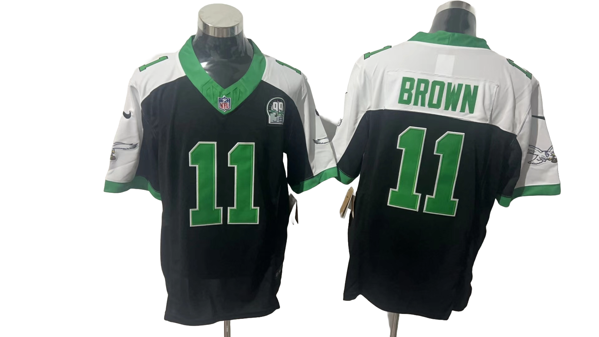 Philadelphia Eagles 11 White & Dark Blue Three Generations of Gratitude Jersey NFL