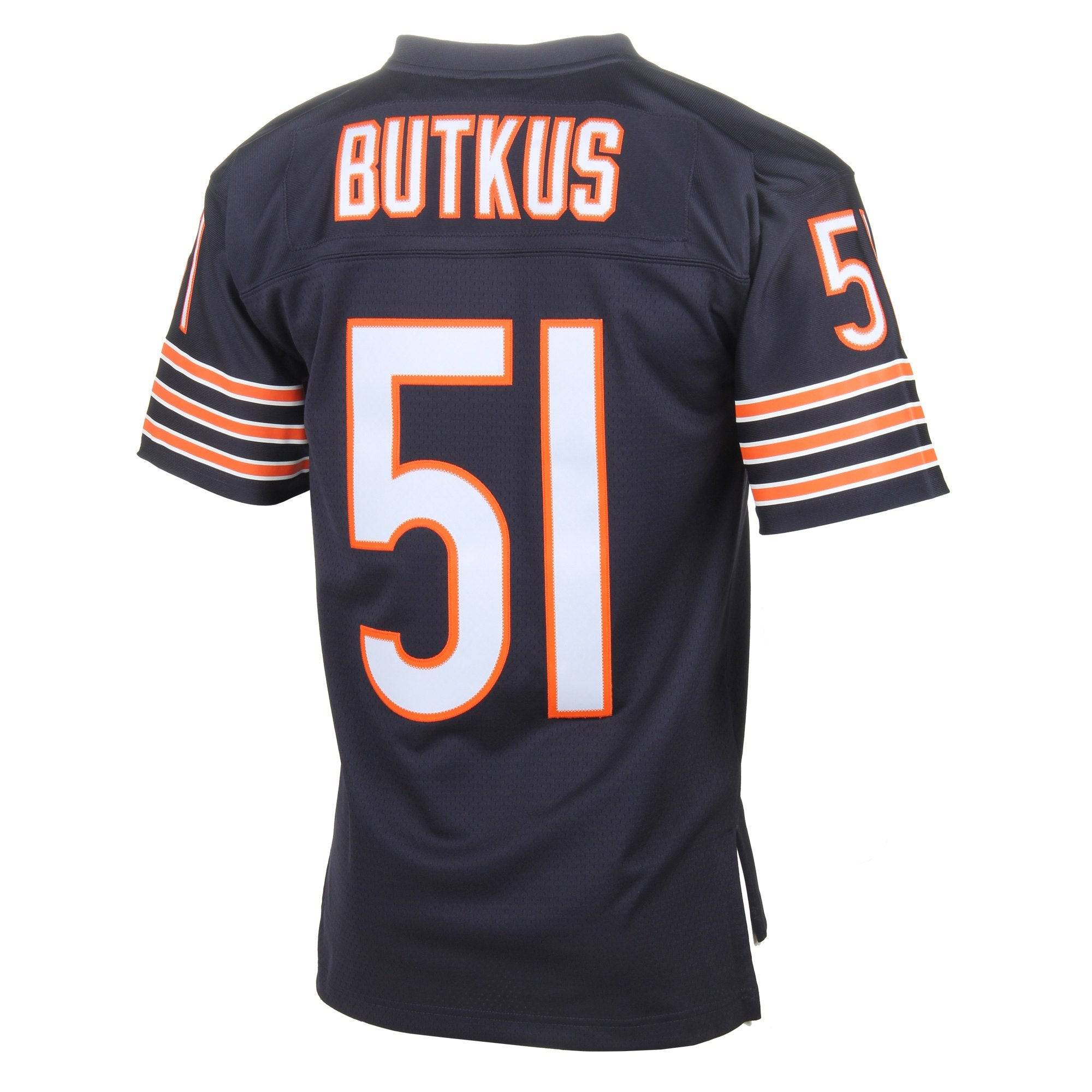 Mens Chicago Bears Dick Butkus Mitchell & Ness Navy Blue 1966 Legacy Jersey