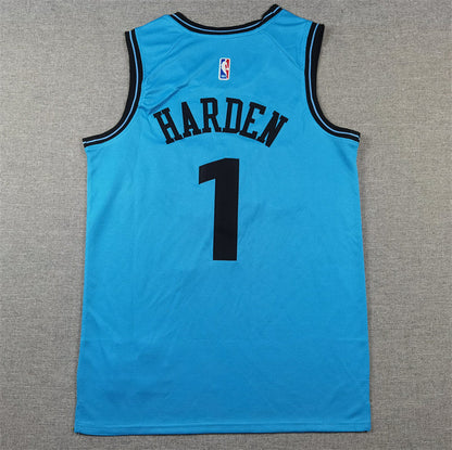 LA Clippers 1 Blue City Edition Jersey NBA