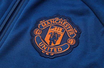 24/25 Manchester United Dark Blue Premium Tracksuit