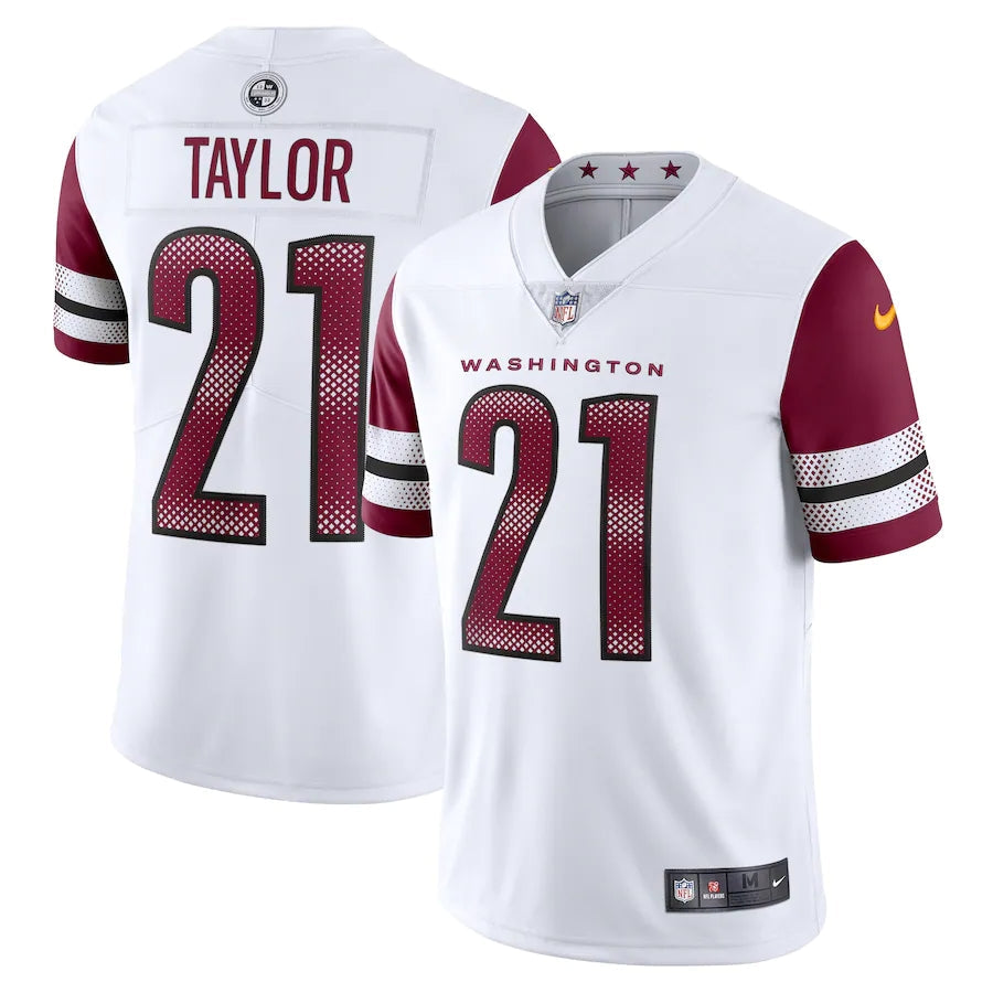 Washington Commanders 21 White Commanders Jersey NFL