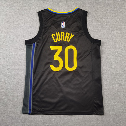 Golden State Warriors 30 Black Declaration Edition Jersey NBA