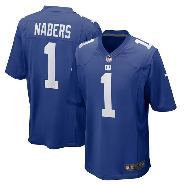 New York Giants 1 Blue Giant New Arrivals Jersey NFL