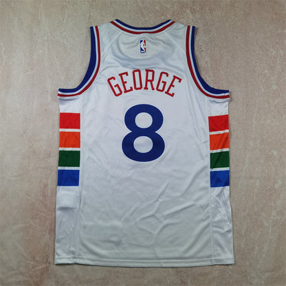 Philadelphia 76ers 8 White City Edition Jersey NBA
