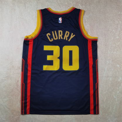 Golden State Warriors 30 Dark Blue City Edition Jersey NBA