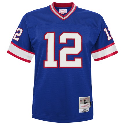 Youth Buffalo Bills Jim Kelly 1990 Mitchell &amp; Ness Blue Retired Player Vintage Jersey