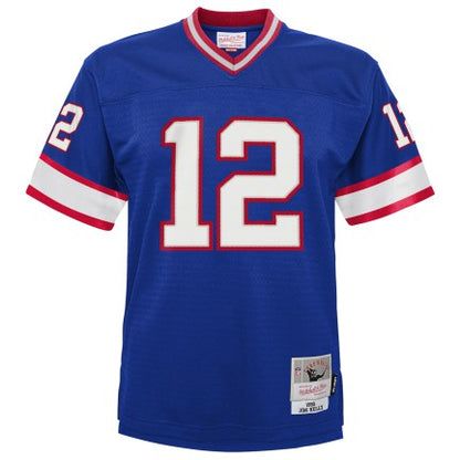 Youth Buffalo Bills Jim Kelly 1990 Mitchell &amp; Ness Blue Retired Player Vintage Jersey
