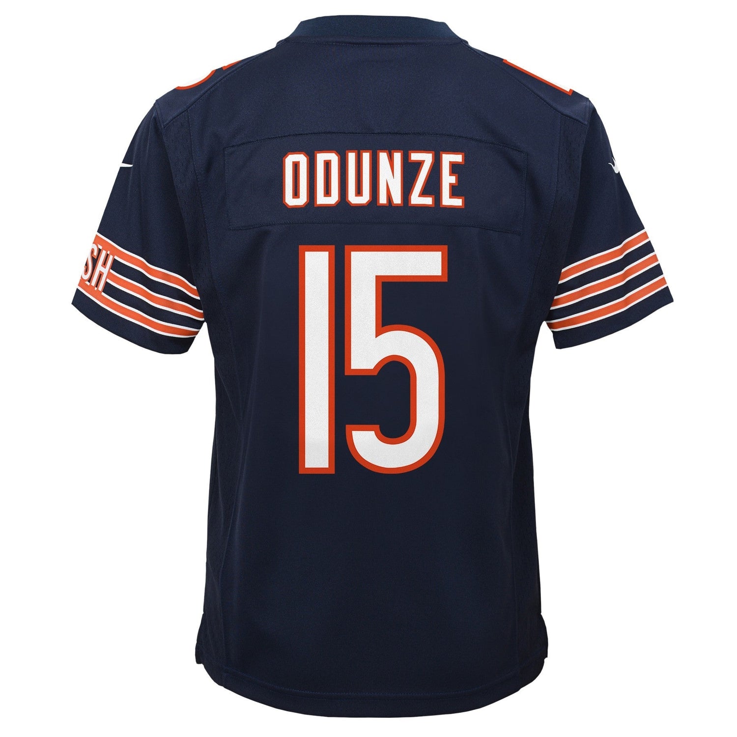 Youth Rome Odunze Chicago Bears Navy Nike Game Jersey