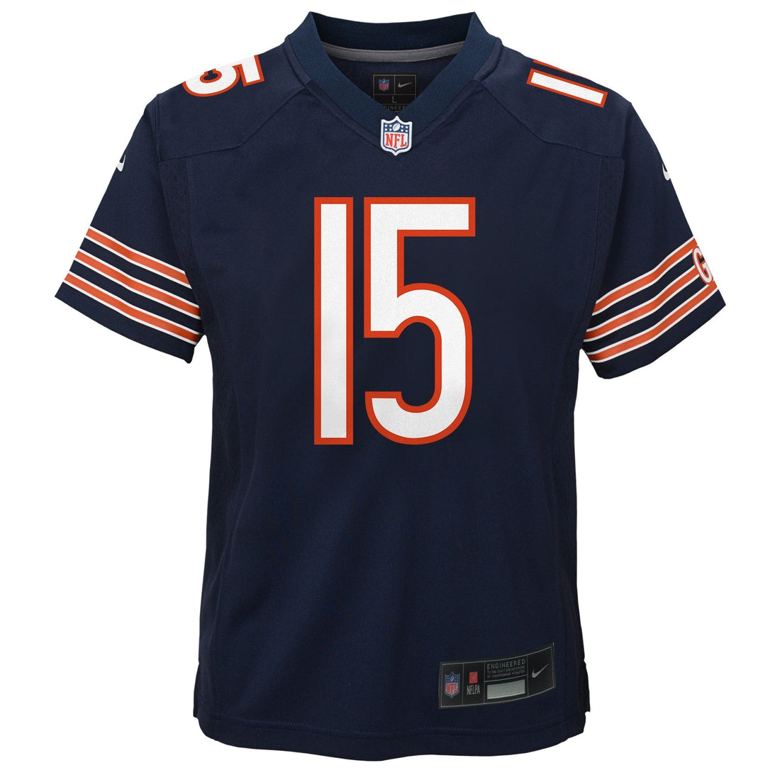 Youth Rome Odunze Chicago Bears Navy Nike Game Jersey