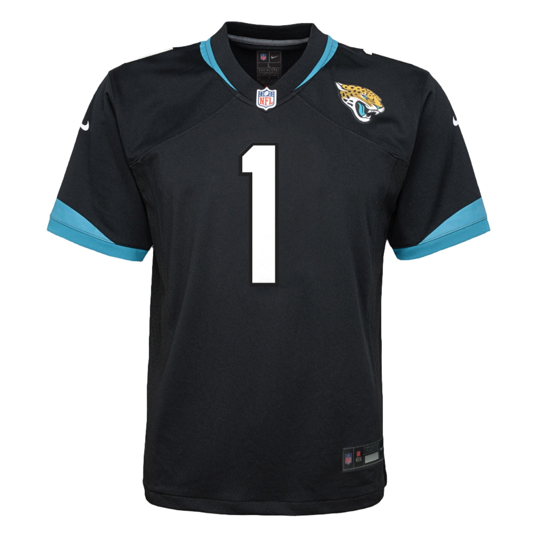 Youth Jacksonville Jaguars Travis Etienne Nike Black Alternate Game Jersey