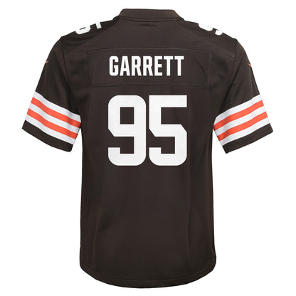 Youth Myles Garrett Cleveland Browns NIKE Brown Game Jersey