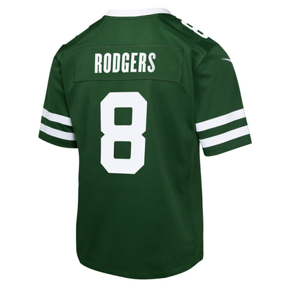 Youth Aaron Rodgers New York Jets 24 Nike Green Game Jersey