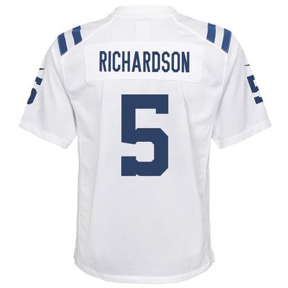 Youth Indianapolis Colts Anthony Richardson Nike White Road Game Jersey