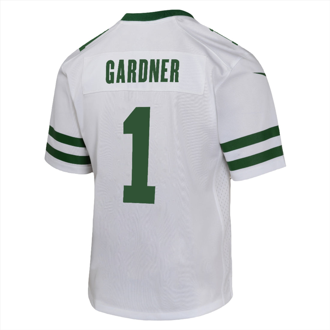 Youth Sauce Gardner New York Jets Nike White Game Jersey