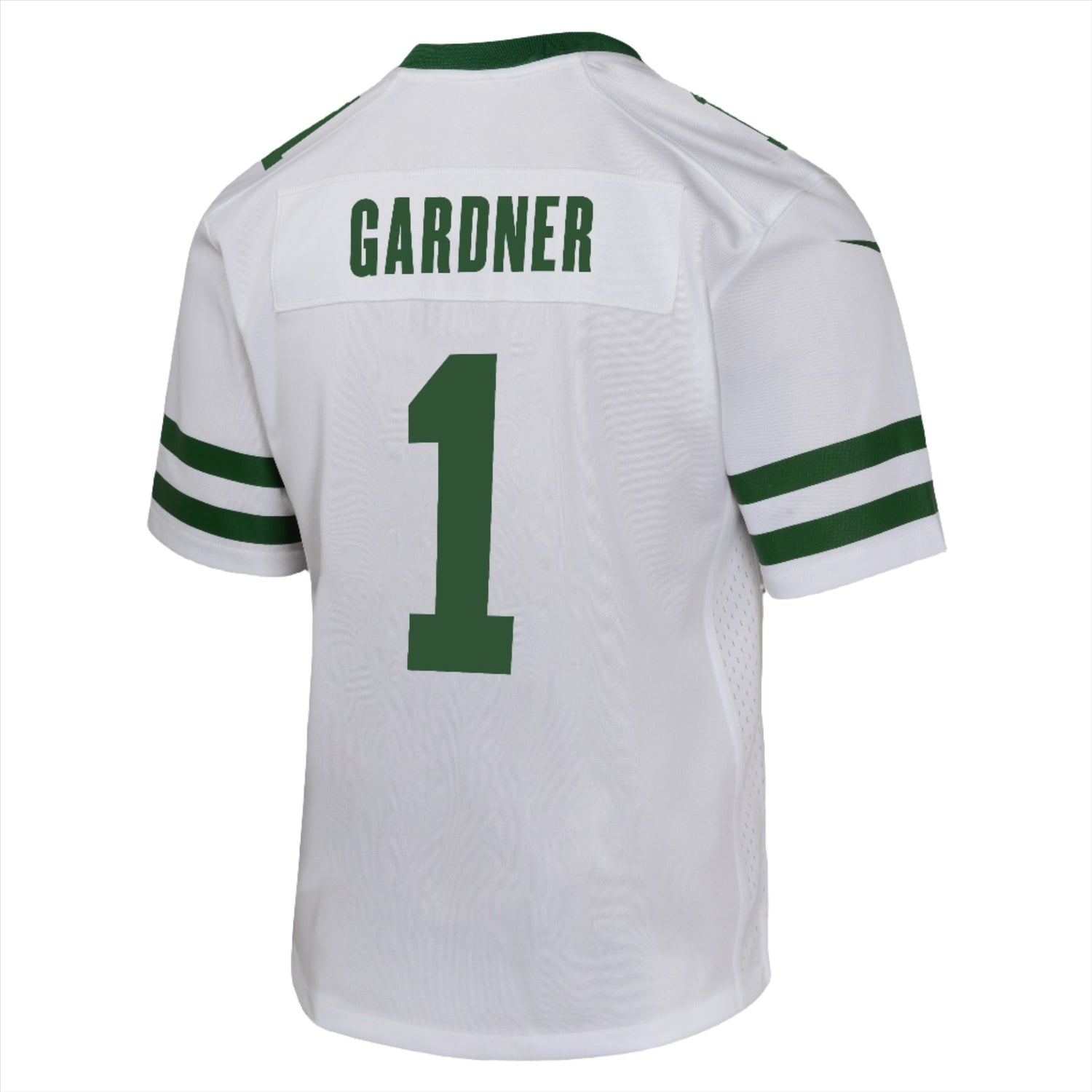 Youth Sauce Gardner New York Jets Nike White Game Jersey