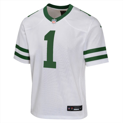 Youth Sauce Gardner New York Jets Nike White Game Jersey