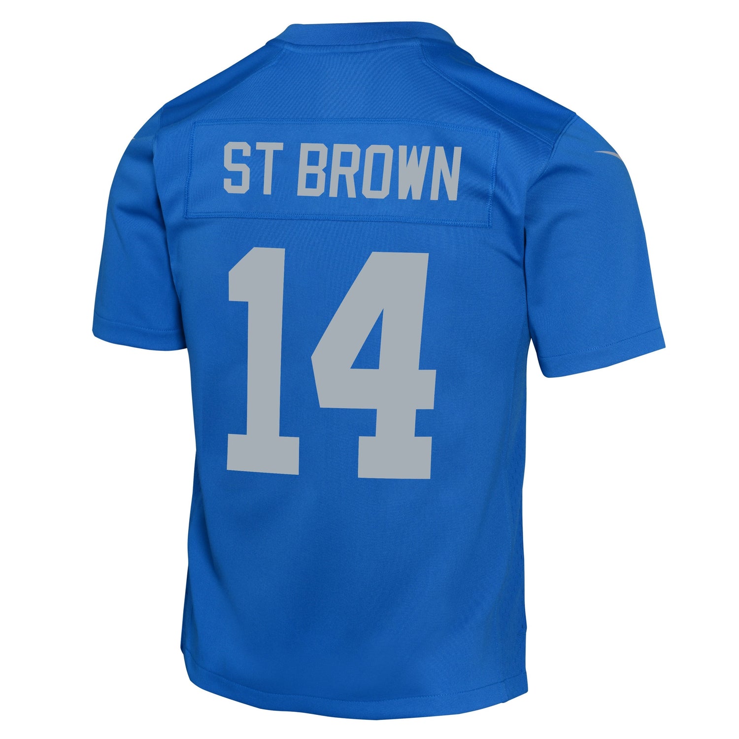 Youth Detroit Lions Amon-Ra St. Brown Nike Alternate Blue Game Jersey