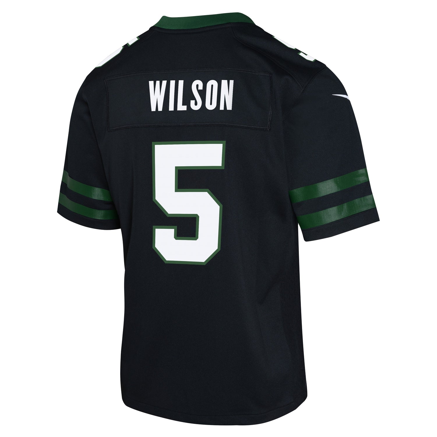 Youth Garrett Wilson New York Jets Nike Black Alternate Game Jersey