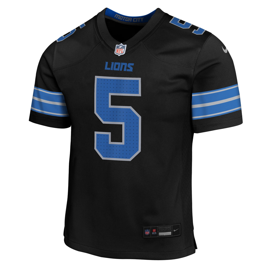 Youth David Montgomery Detroit Lions Nike Black Alternate Game Jersey