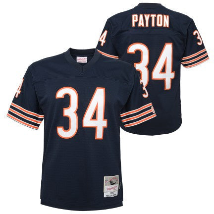 Youth Chicago Bears Walter Payton Mitchell &amp; Ness Navy 1985 Retired Player Vintage Jersey
