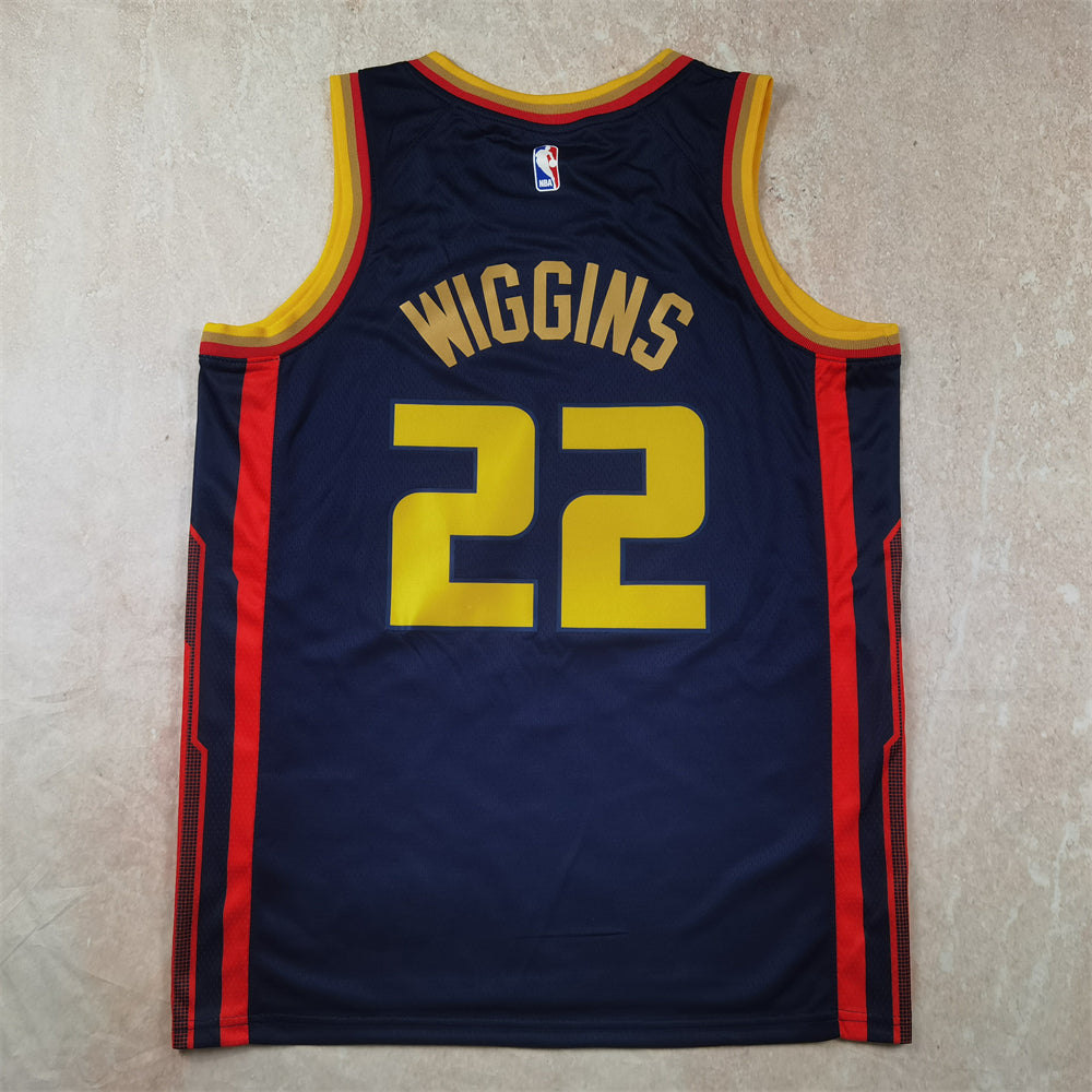 Golden State Warriors 22 Dark Blue City Edition Jersey NBA
