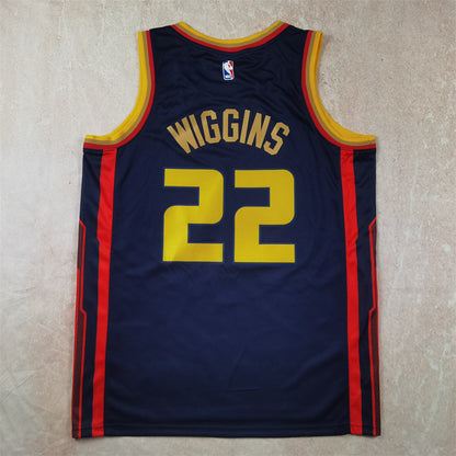 Golden State Warriors 22 Dark Blue City Edition Jersey NBA