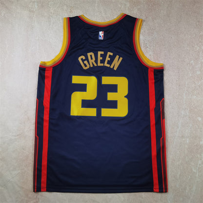 Golden State Warriors 23 Dark Blue City Edition Jersey NBA