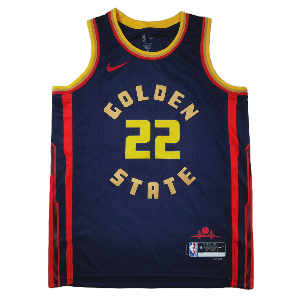 Golden State Warriors 22 Dark Blue City Edition Jersey NBA