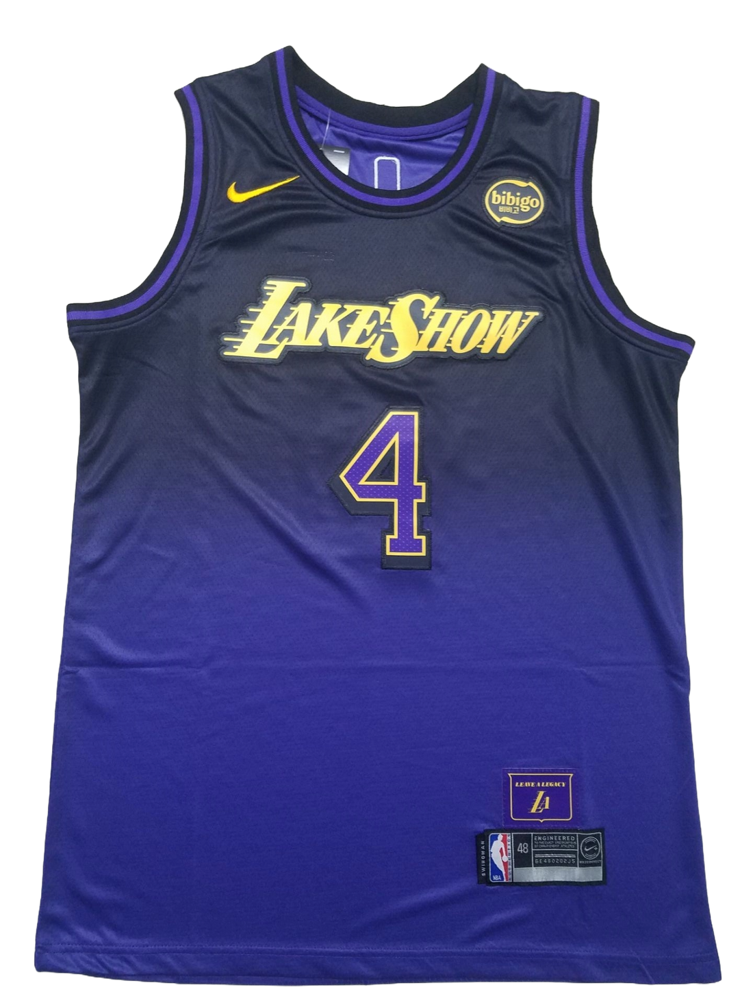 Los Angeles Lakers 4 Purple City Jersey NBA