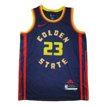 Golden State Warriors 23 Dark Blue City Edition Jersey NBA