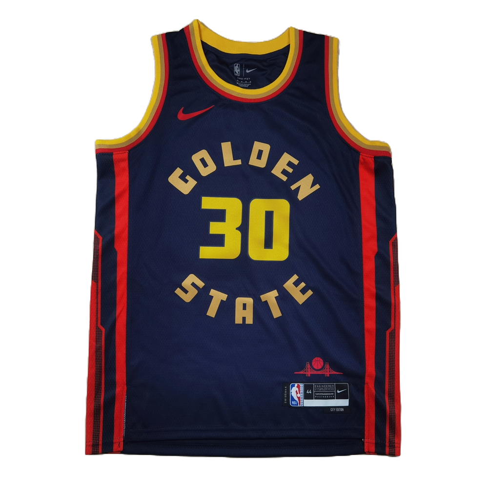Golden State Warriors 30 Dark Blue City Edition Jersey NBA