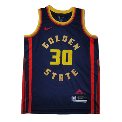 Golden State Warriors 30 Dark Blue City Edition Jersey NBA