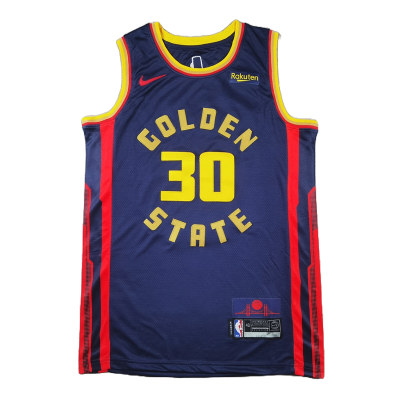 Golden State Warriors 30 Dark Blue City Edition Jersey NBA
