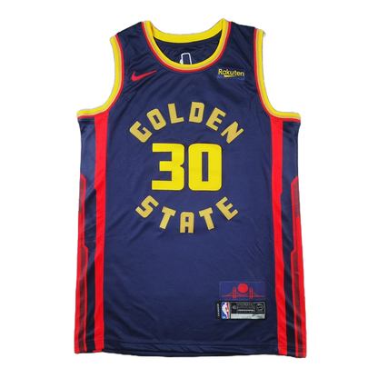 Golden State Warriors 30 Dark Blue City Edition Jersey NBA