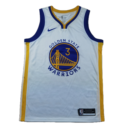 Golden State Warriors 3 White Jersey NBA