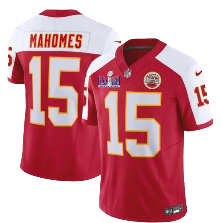 Kansas City Chiefs 15 White &amp; Red Three Generations of Gratitude Jersey NFL