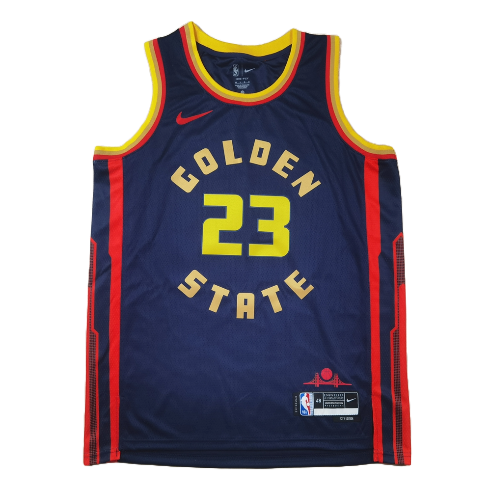 Golden State Warriors 23 Dark Blue City Edition Jersey NBA