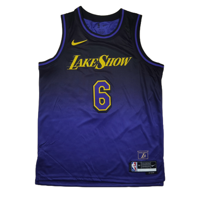 Los Angeles Lakers 6 Purple City Edition Jersey NBA