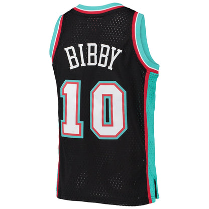 Youth Vancouver Grizzlies Mike Bibby Mitchell &amp; Ness Black 2000-01 Hardwood Classics Swingman Jersey